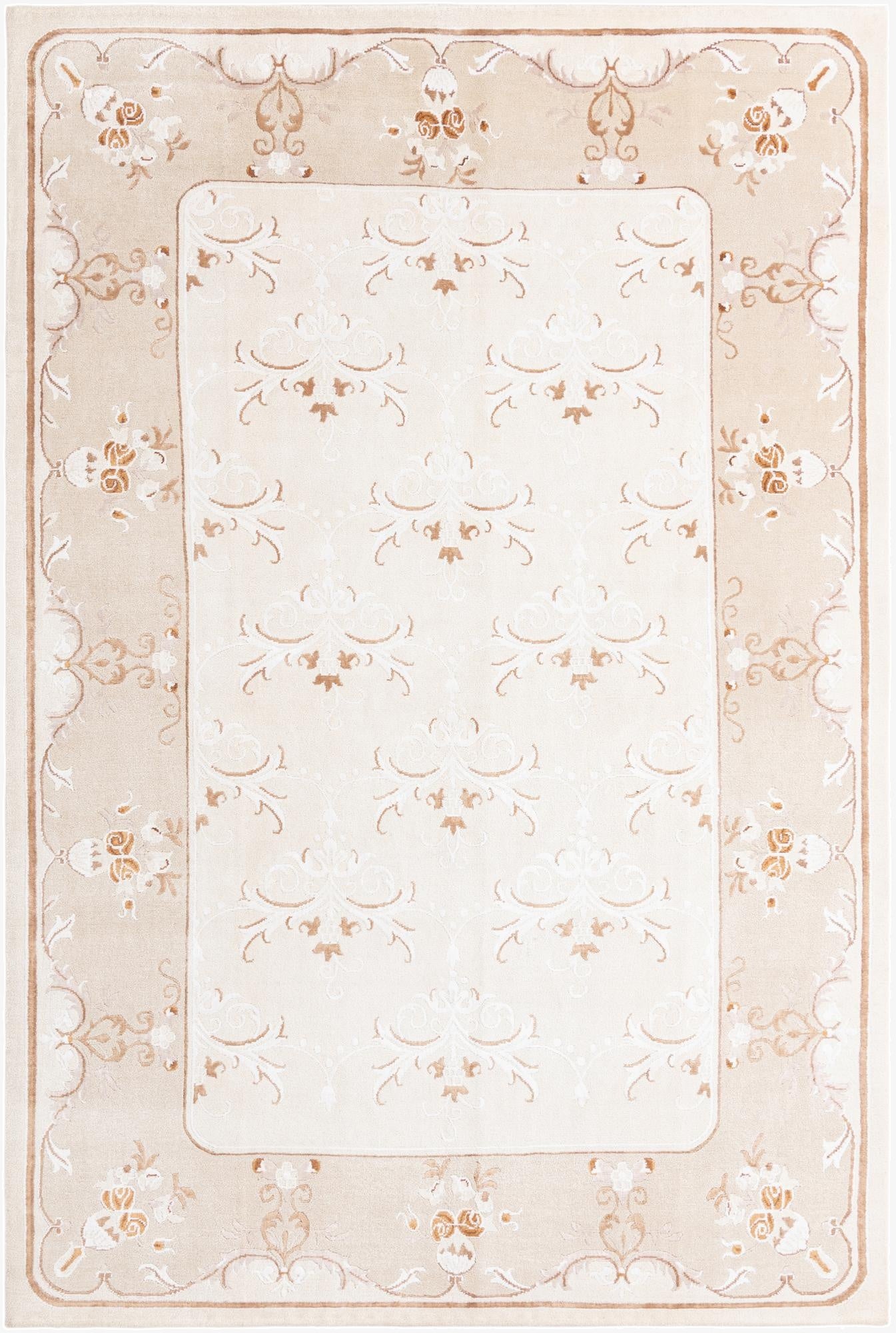 6' 8 x 10'  Hand Knotted Darya Wool Rug