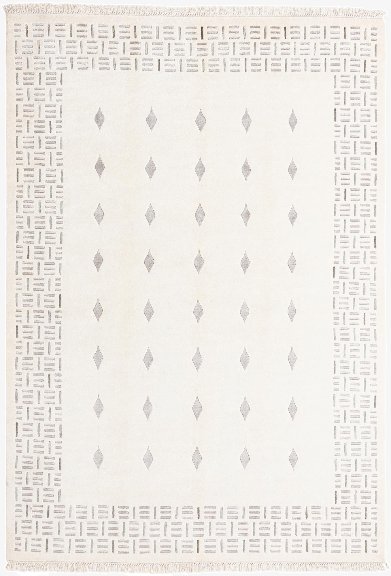 5' 7 x 8'  Hand Knotted Darya Wool Rug