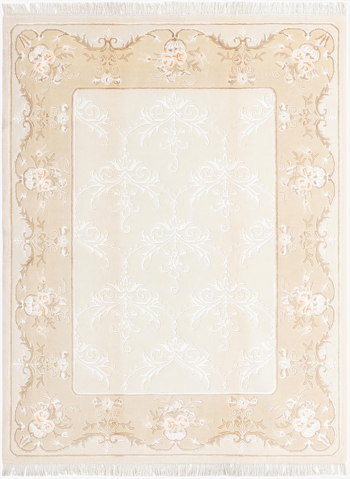 6' 1 x 7' 10  Hand Knotted Darya Rug