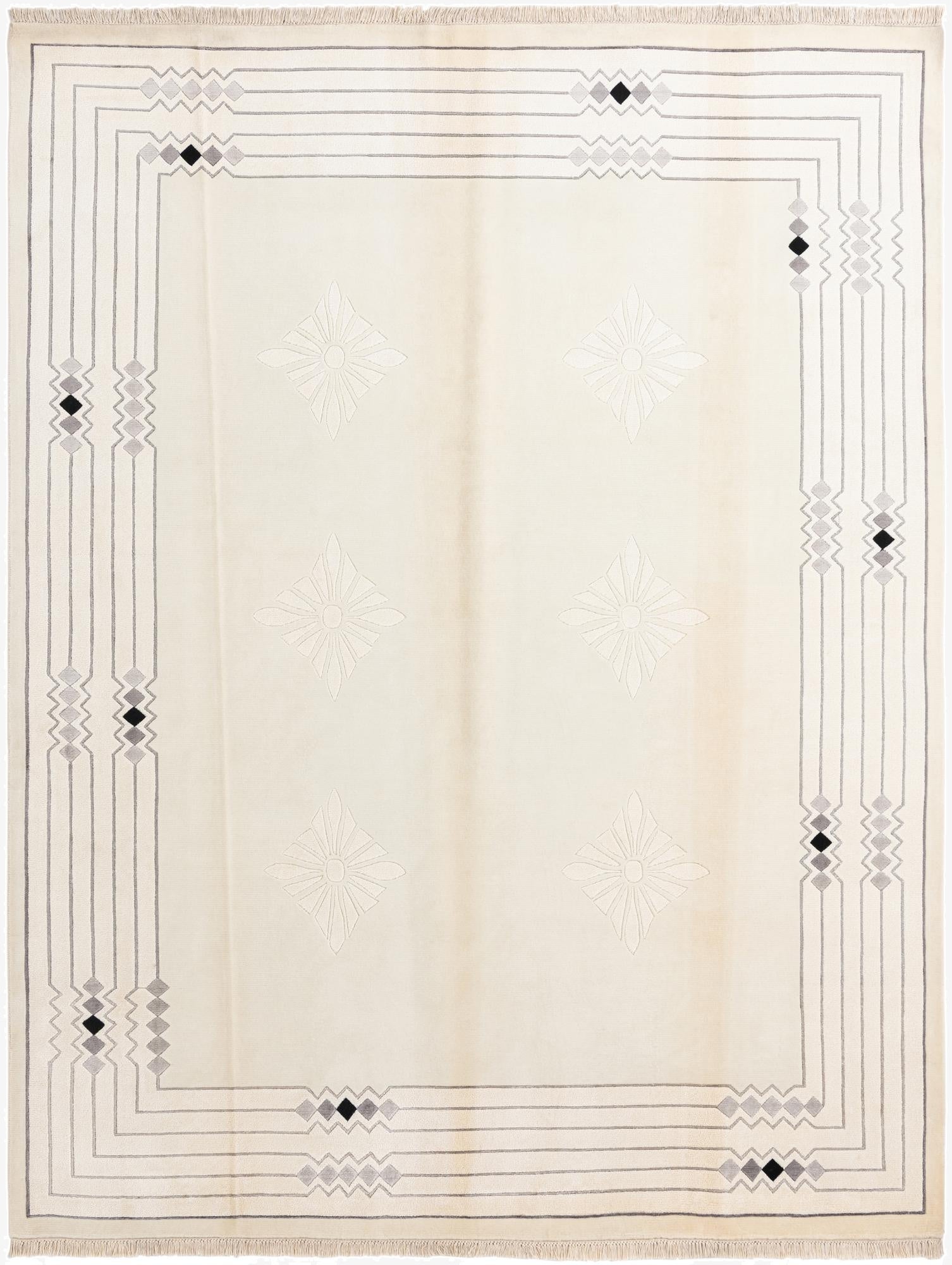 7' 10 x 10' 1  Hand Knotted Darya Wool Rug