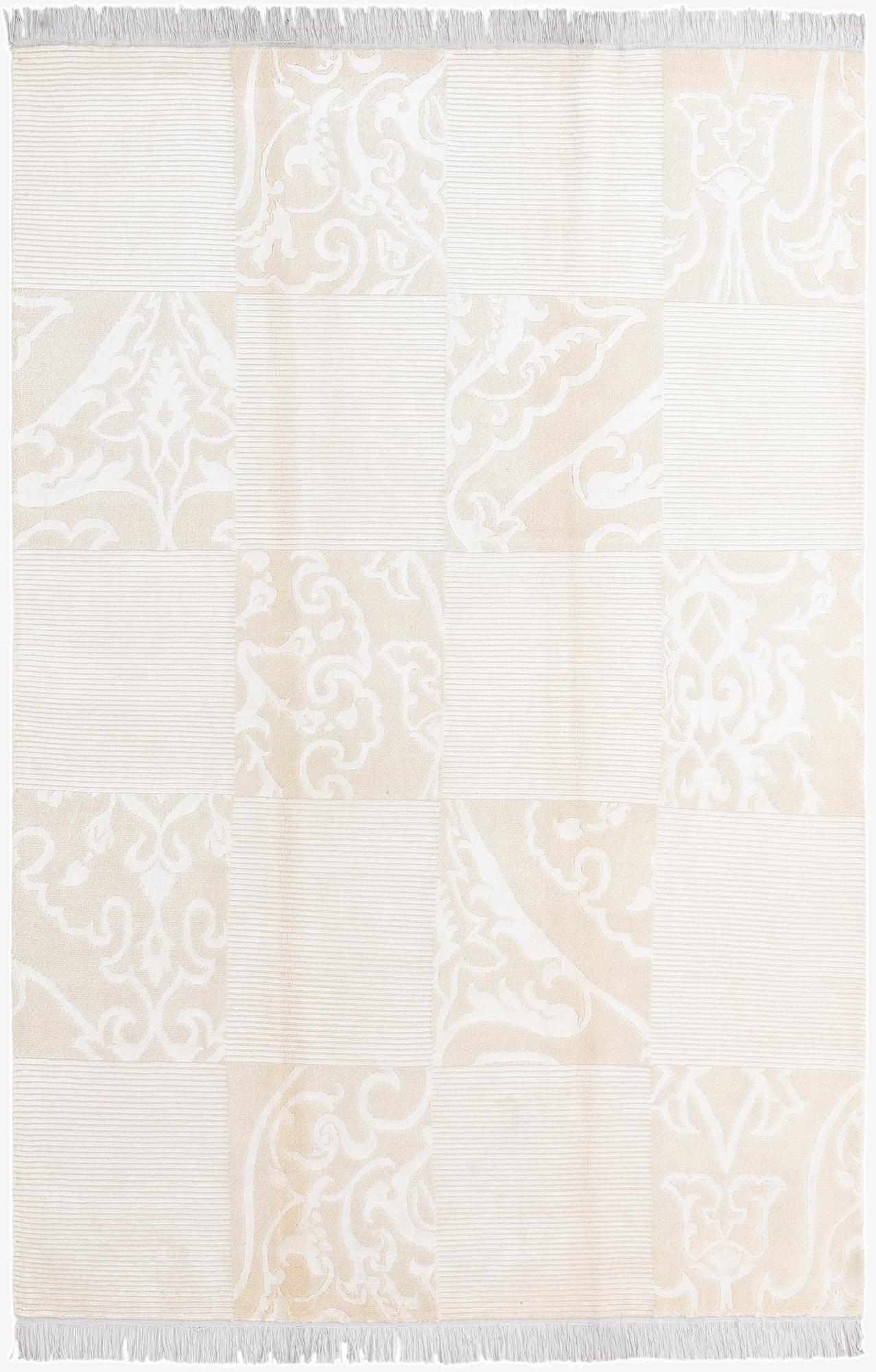 5' 7 x 8' 2  Hand Knotted Darya Wool Rug