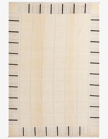 6' 7 x 9' 7 Hand Knotted Darya Wool Rug