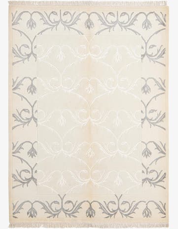 4' 11 x 6' 9 Hand Knotted Darya Wool Rug