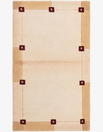 3' x 5' 1 Hand Knotted Darya Wool Rug