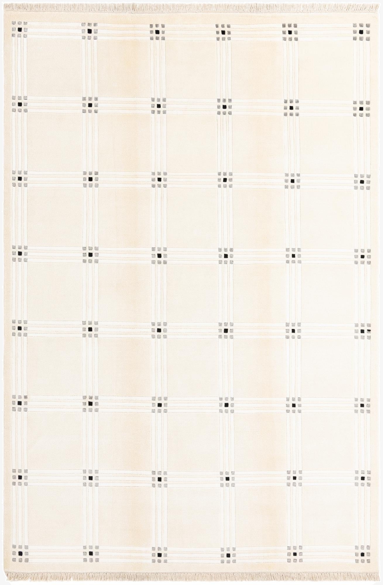 6' 7 x 9' 9 Hand Knotted Darya Wool Rug