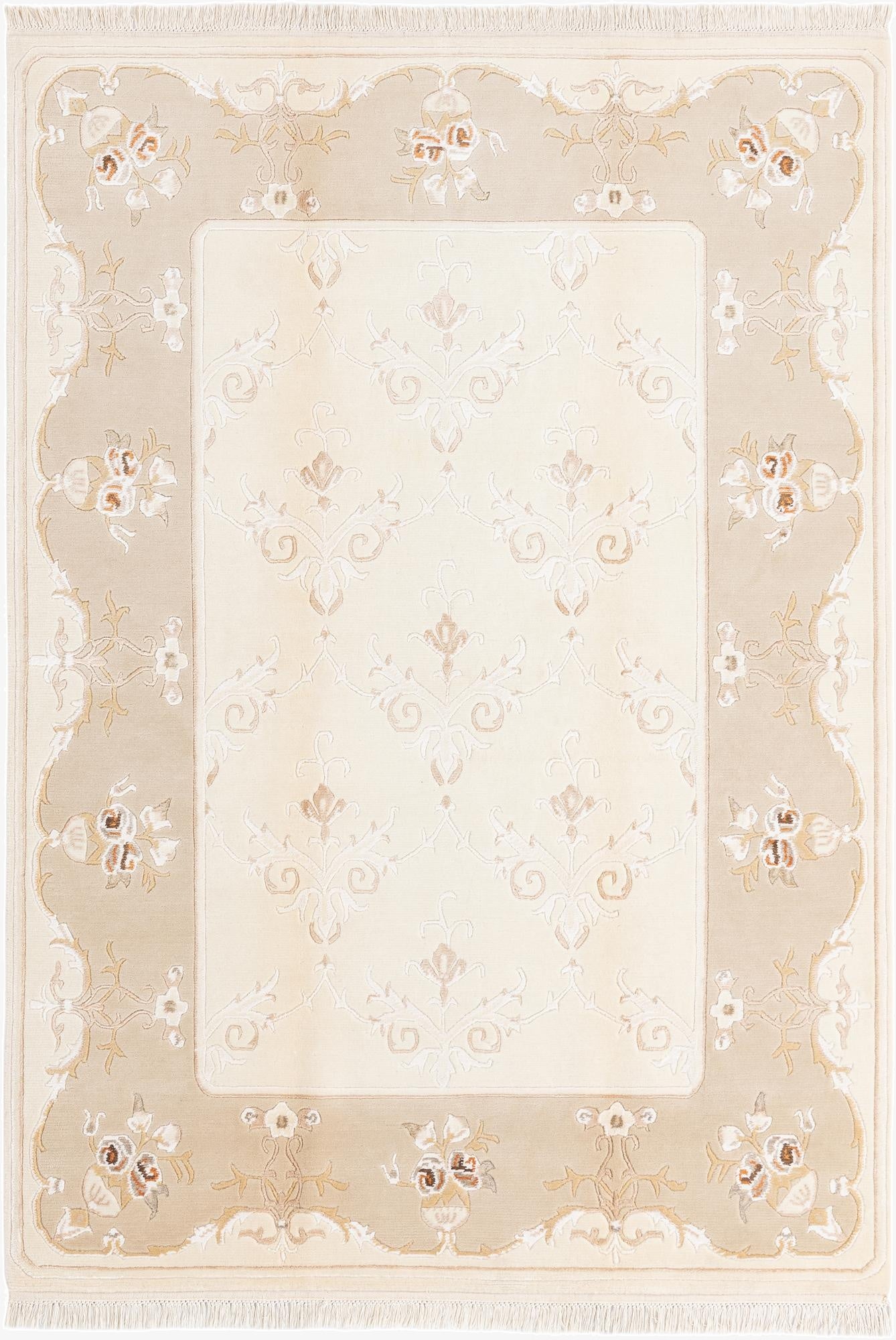 5' 7 x 7' 10  Hand Knotted Darya Rug