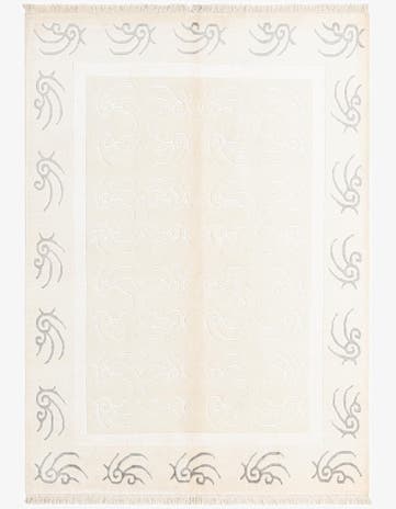 4' 9 x 6' 8 Hand Knotted Darya Wool Rug