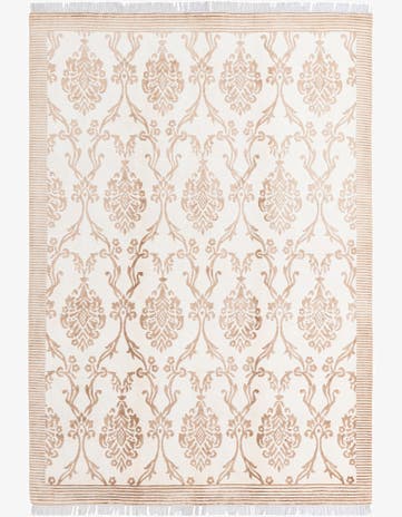 5' 8 x 8' Hand Knotted Darya Wool Rug
