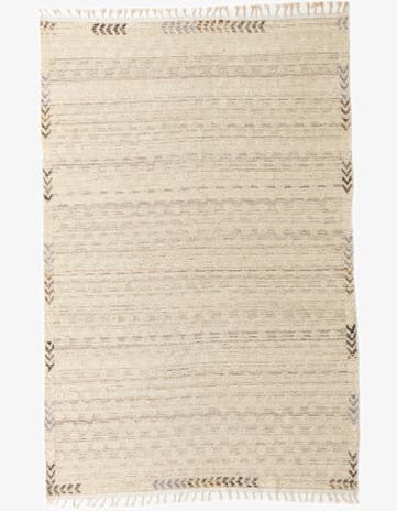 6' 7 x 10' 1 Hand Knotted Darya Wool Rug