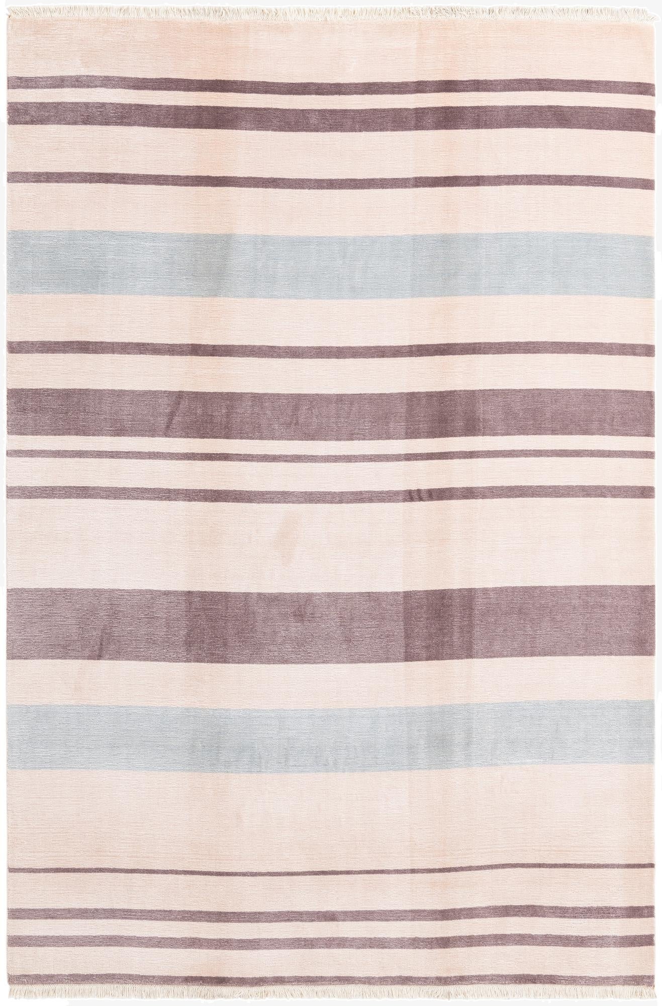 6' 5 x 9' 8  Hand Knotted Darya Wool Rug