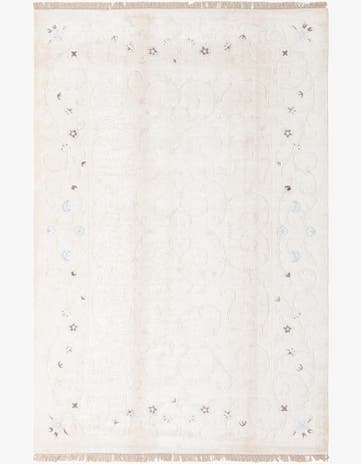 6' 7 x 9' 9 Hand Knotted Darya Wool Rug