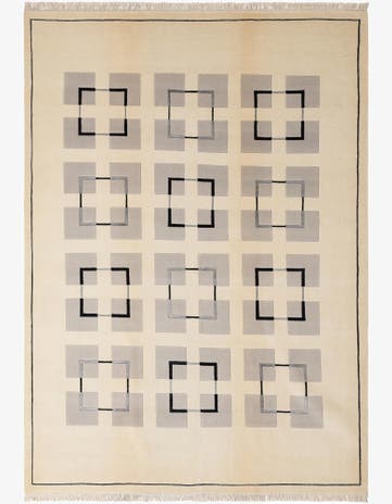 6' 9 x 9' 5 Hand Knotted Darya Wool Rug