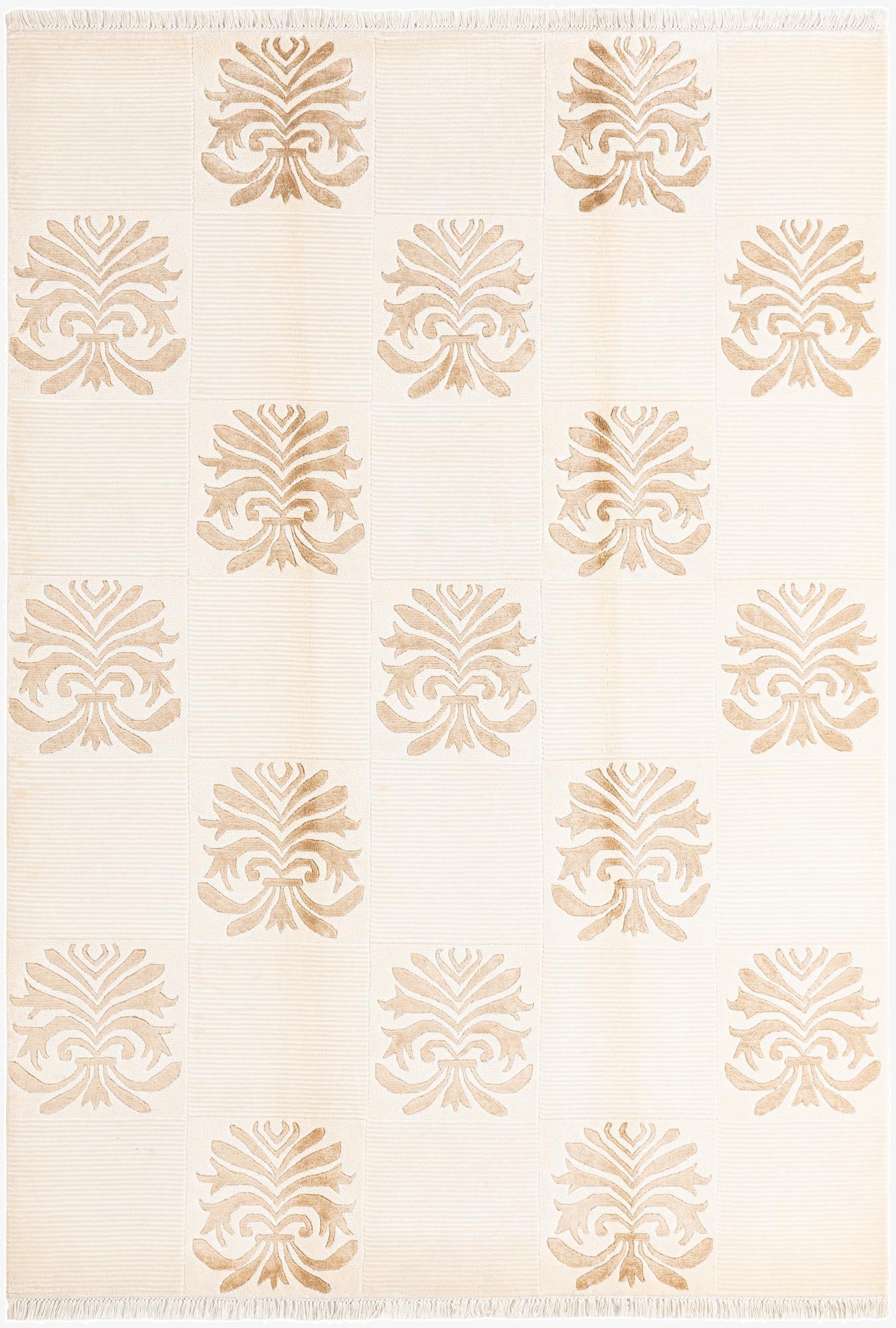 5' 7 x 8' 1  Hand Knotted Darya Wool Rug