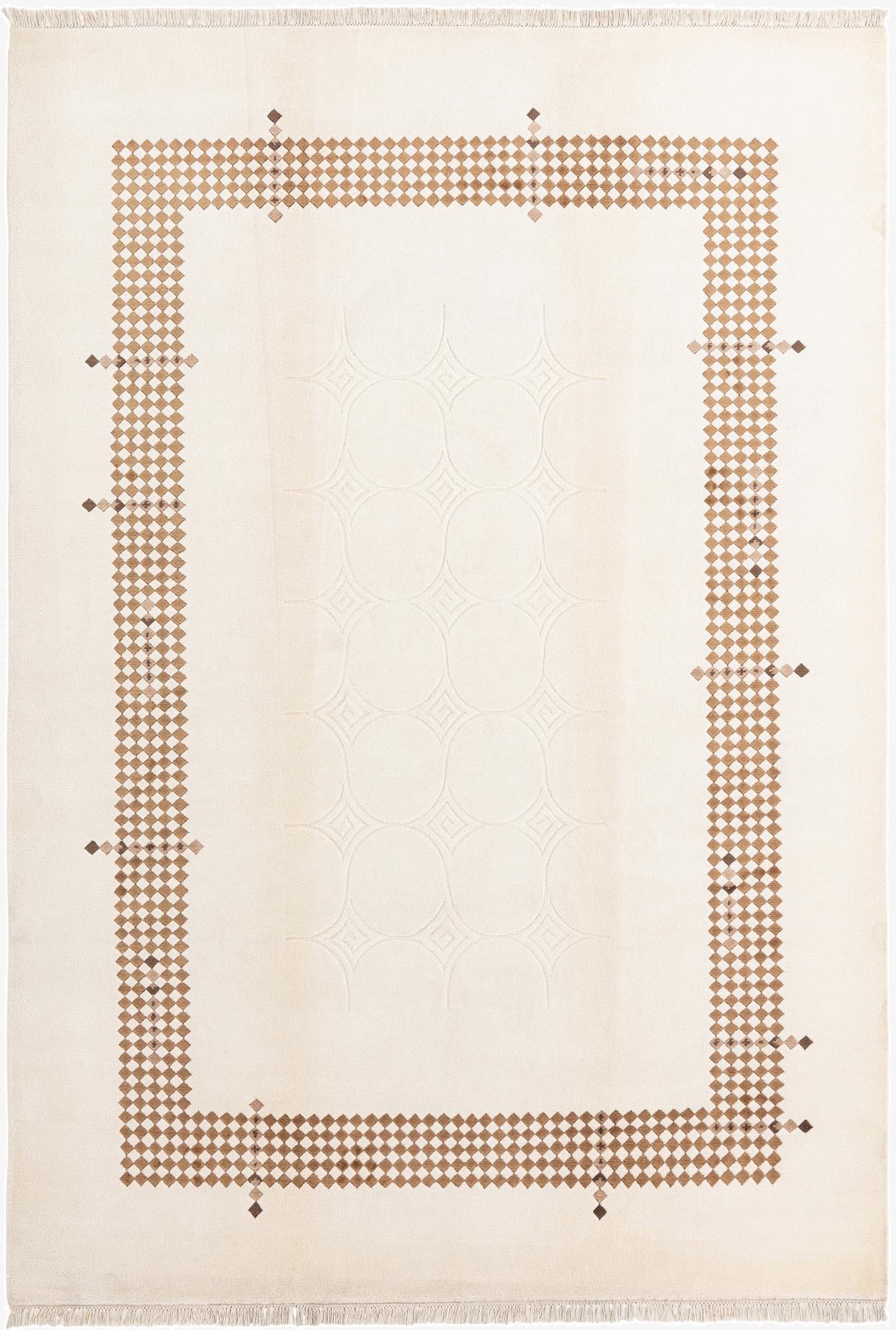 6' 10 x 10' 2  Hand Knotted Darya Wool Rug