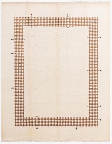 7' 10 x 9' 10 Hand Knotted Darya Wool Rug