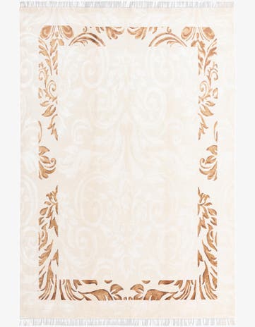 5' 8 x 8' 2 Hand Knotted Darya Wool Rug