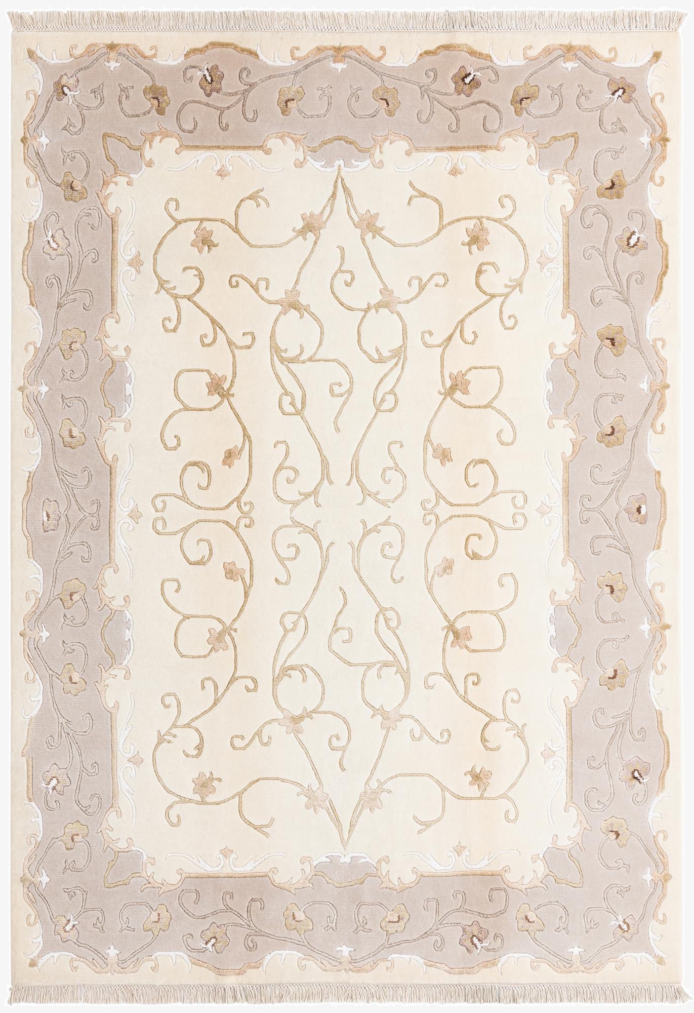 5' 8 x 8'  Hand Knotted Darya Rug