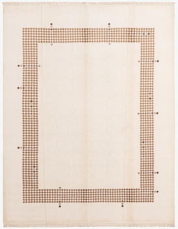 7' 10 x 9' 11 Hand Knotted Darya Wool Rug