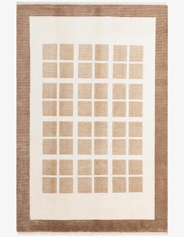 6' 7 x 9' 10 Hand Knotted Darya Wool Rug