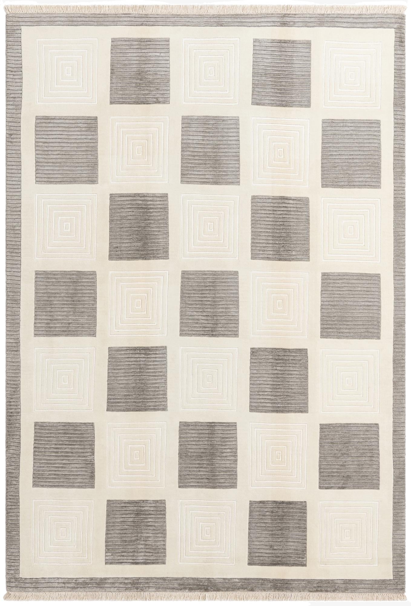 6' 6 x 9' 7  Hand Knotted Darya Wool Rug