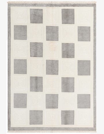 5' 6 x 7' 9 Hand Knotted Darya Wool Rug