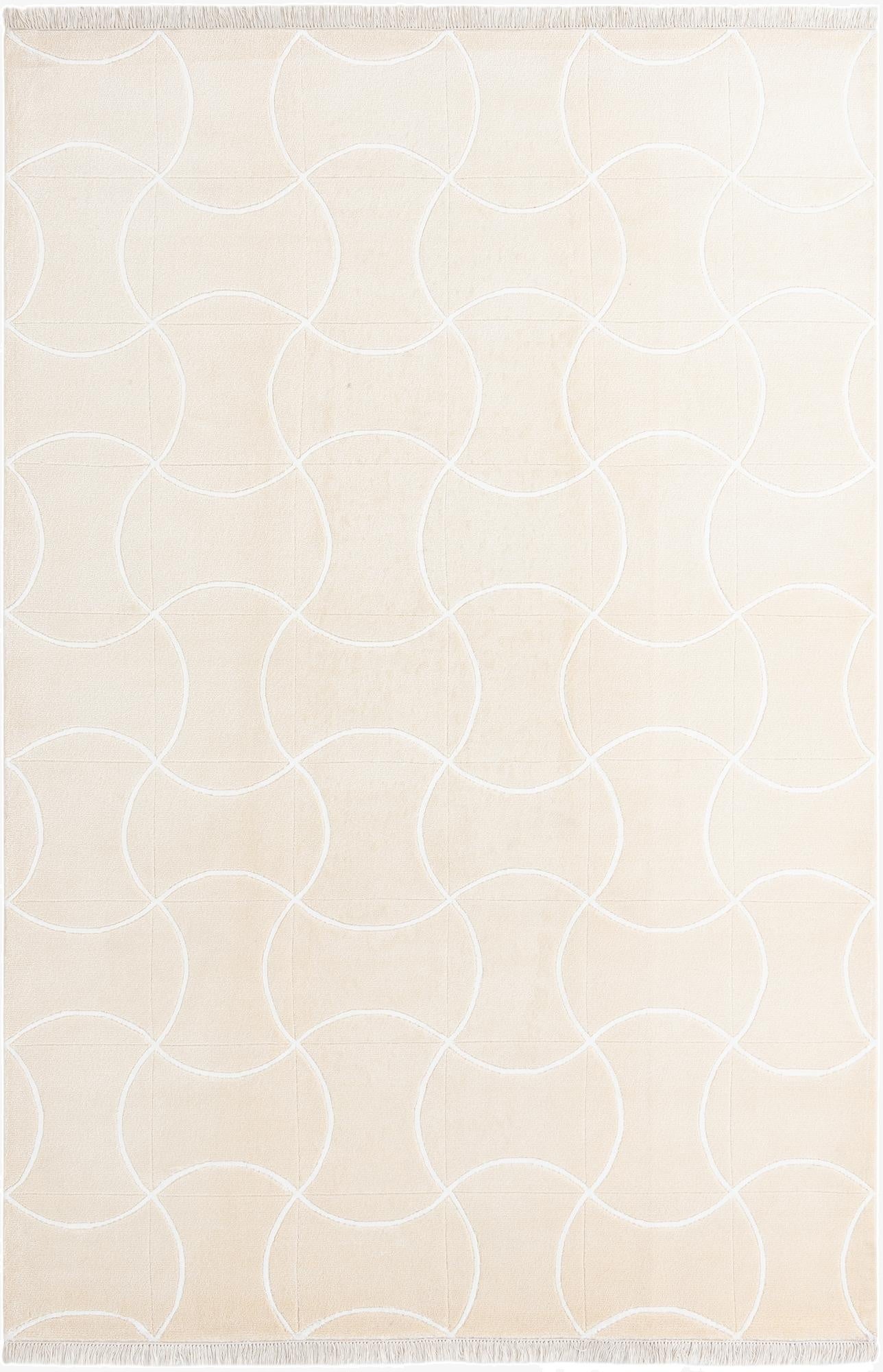 6' 7 x 10'  Hand Knotted Darya Wool Rug