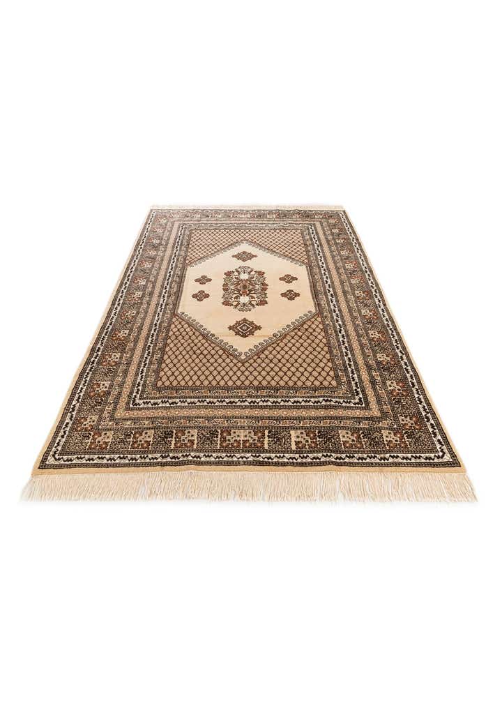 6' 5 x 9' 9 Hand Knotted Ferdos Persian Wool Rug