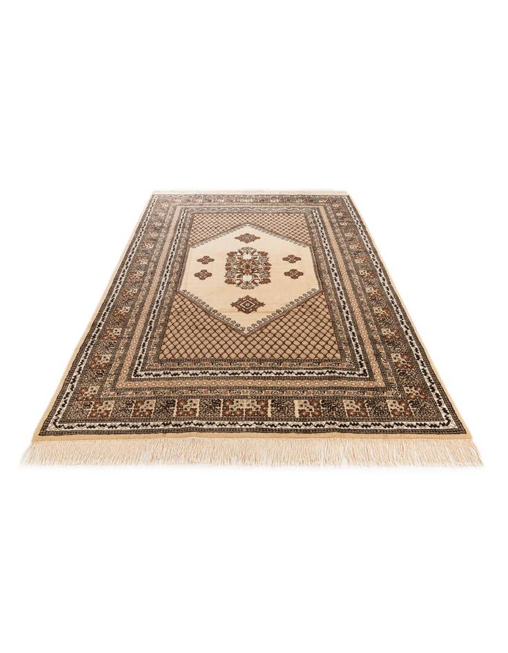 Detail image of 6' 5 x 9' 9 Hand Knotted Ferdos Persian Wool Rug