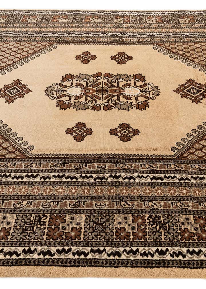 6' 5 x 9' 9 Hand Knotted Ferdos Persian Wool Rug