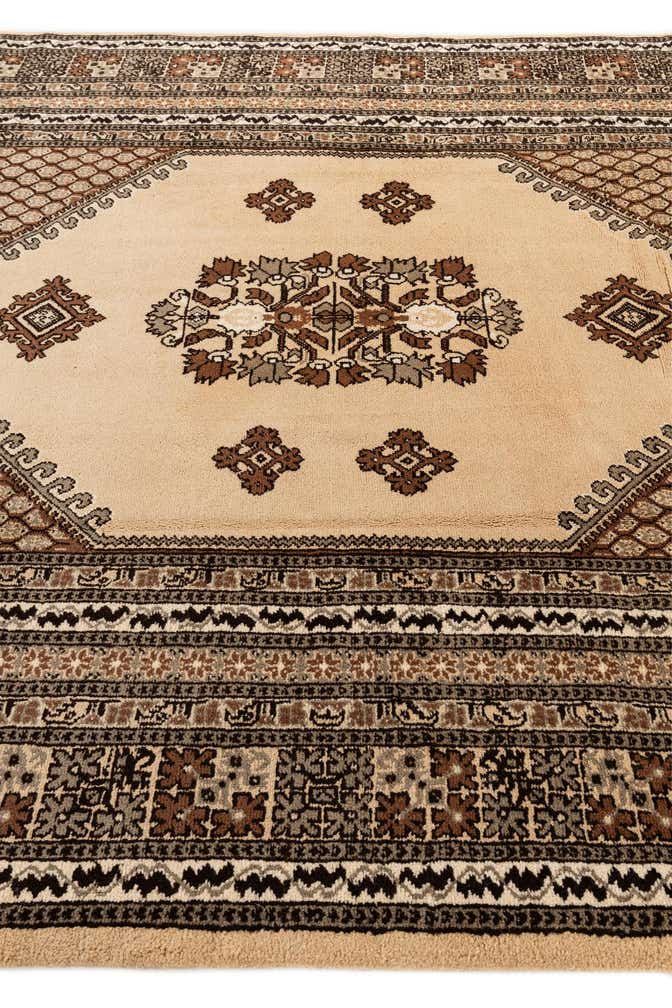 6' 5 x 9' 9 Hand Knotted Ferdos Persian Wool Rug