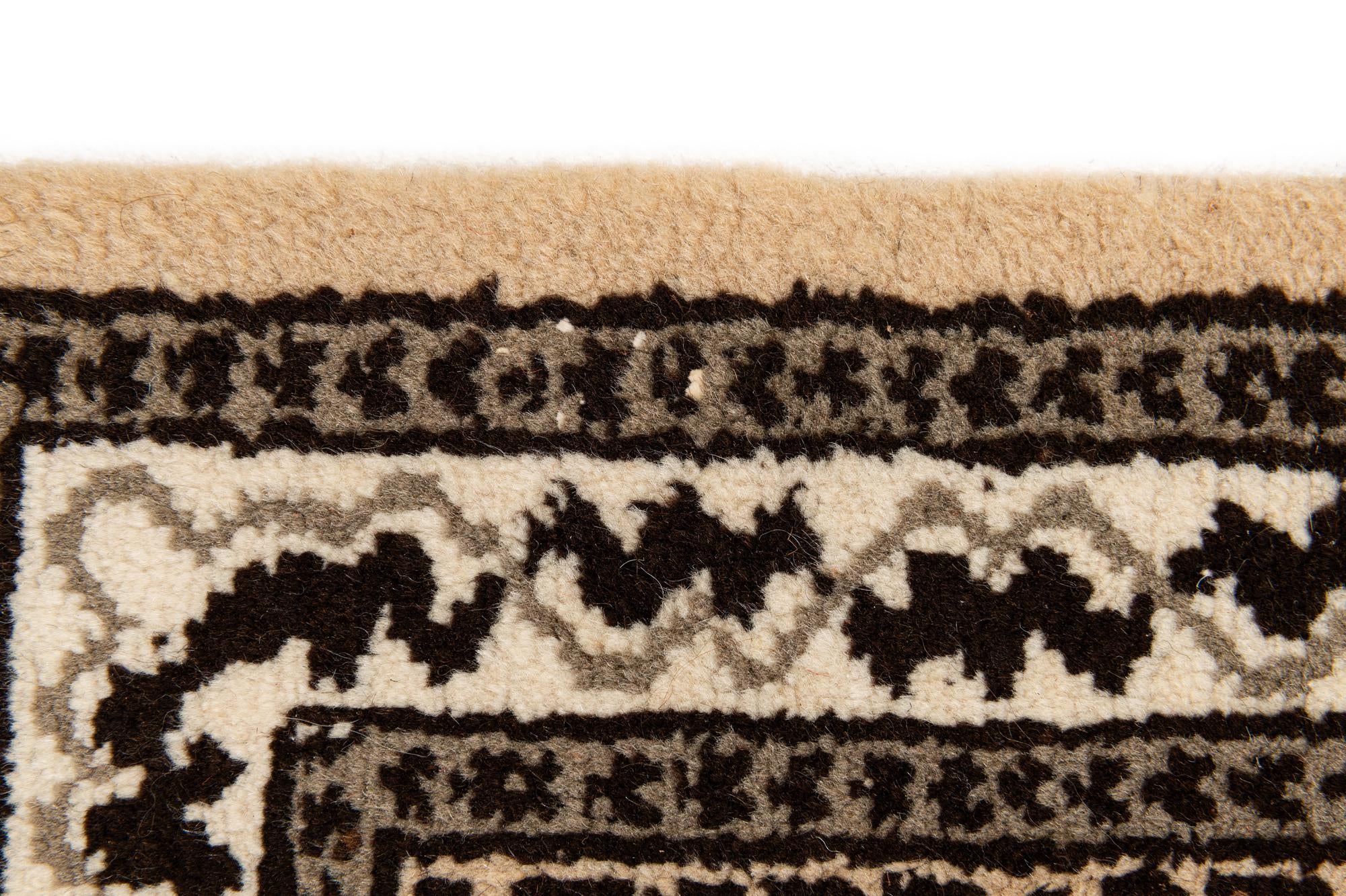 6' 5 x 9' 9 Hand Knotted Ferdos Persian Wool Rug