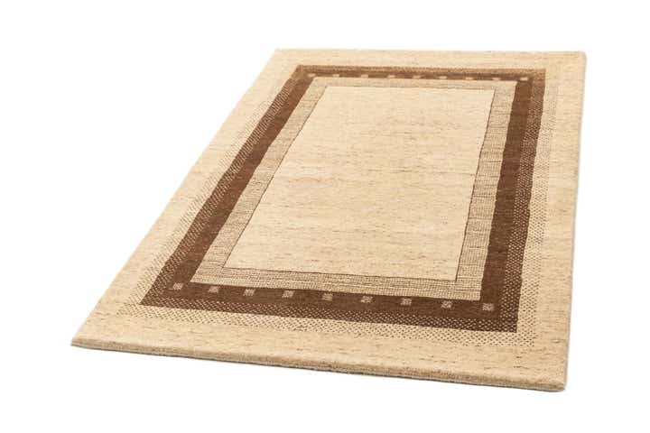 4' x 6' Hand Knotted Gabbeh Wool Rug