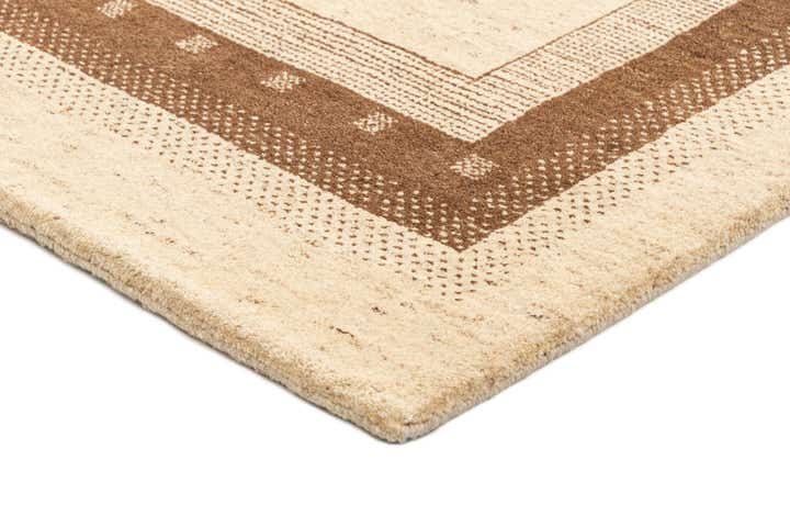 4' x 6' Hand Knotted Gabbeh Wool Rug