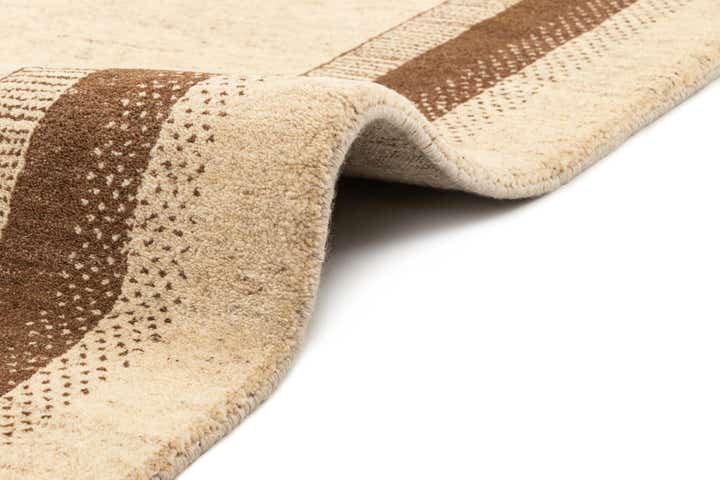 4' x 6' Hand Knotted Gabbeh Wool Rug