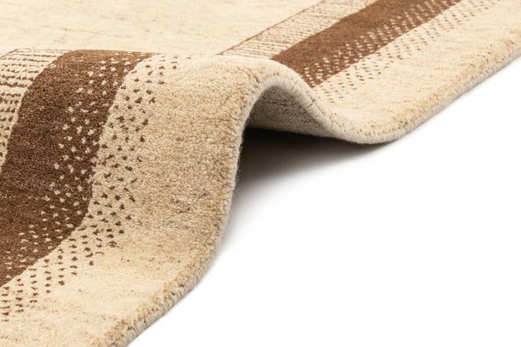 Detail image of 4' x 6' Hand Knotted Gabbeh Wool Rug