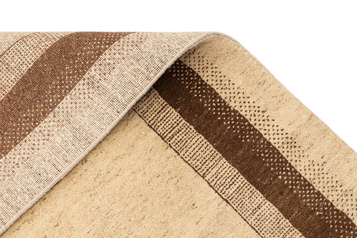 Detail image of 4' x 6' Hand Knotted Gabbeh Wool Rug
