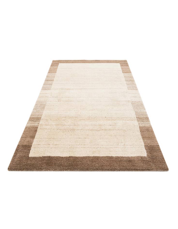 Detail image of 4' x 6' Hand Knotted Gabbeh Wool Rug