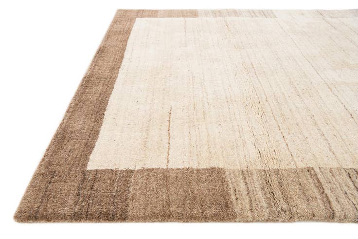 Detail image of 4' x 6' Hand Knotted Gabbeh Wool Rug