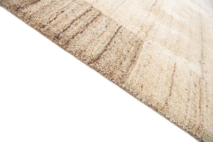 Detail image of 4' x 6' Hand Knotted Gabbeh Wool Rug
