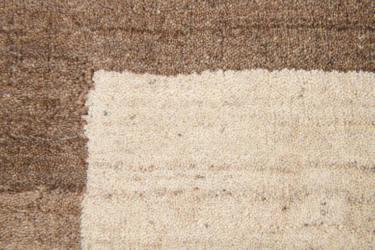 Detail image of 4' x 6' Hand Knotted Gabbeh Wool Rug