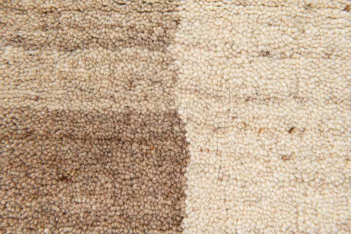 4' x 6' Hand Knotted Gabbeh Wool Rug