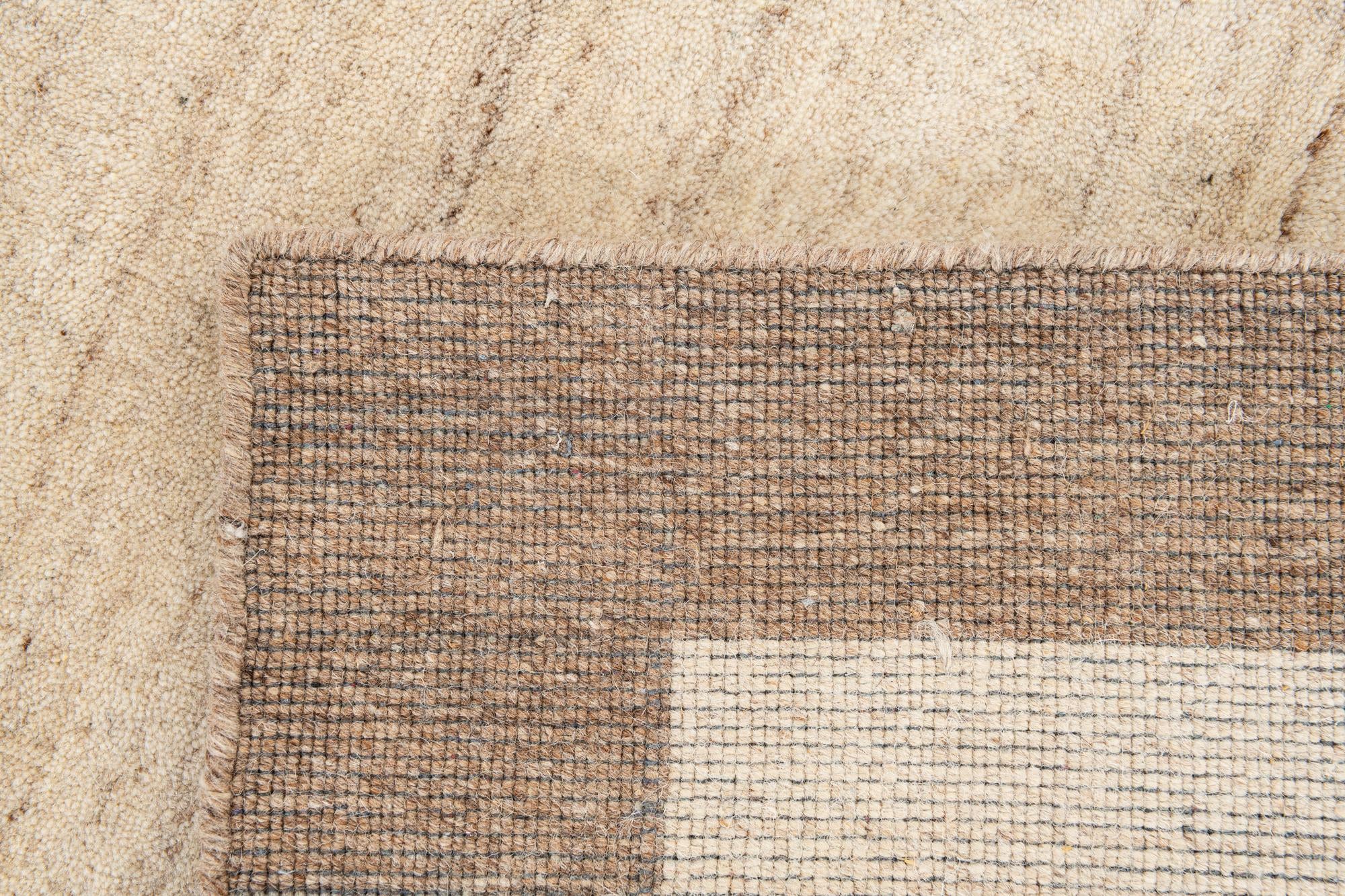 4' x 6' Hand Knotted Gabbeh Wool Rug