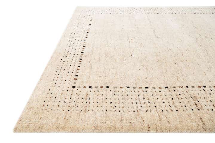 4' x 5' 10 Hand Knotted Gabbeh Wool Rug