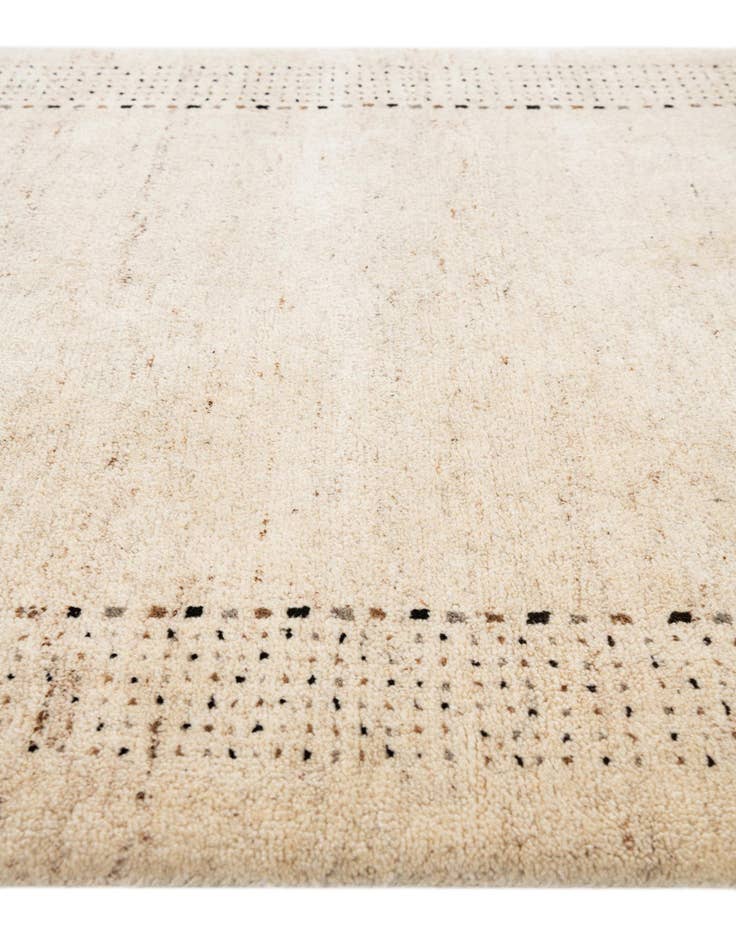 Detail image of 4' x 5' 10 Hand Knotted Gabbeh Wool Rug
