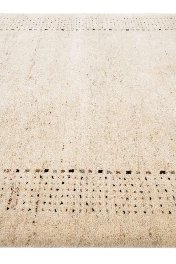4' x 5' 10 Hand Knotted Gabbeh Wool Rug