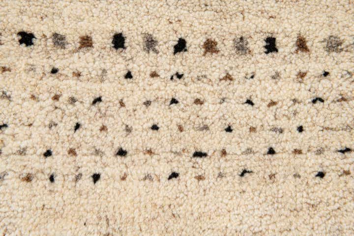 4' x 5' 10 Hand Knotted Gabbeh Wool Rug