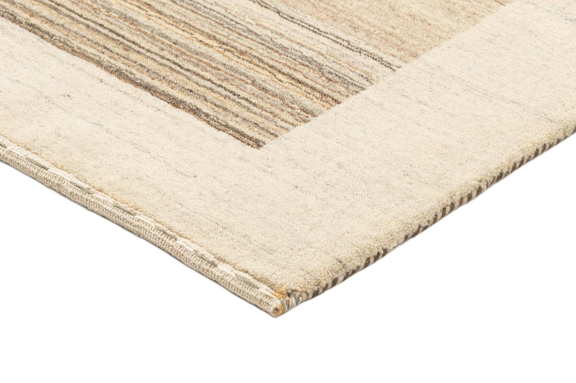 2' 5 x 4' 7 Hand Knotted Gabbeh Wool Rug