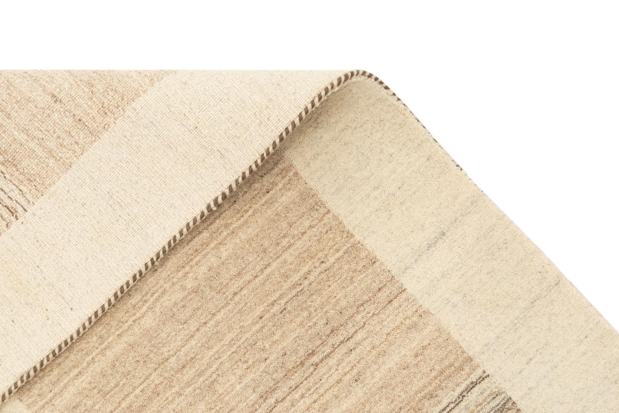 2' 5 x 4' 7 Hand Knotted Gabbeh Wool Rug