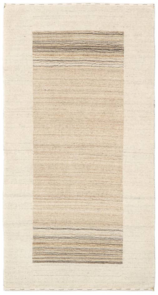 Detail image of 2' 5 x 4' 7 Hand Knotted Gabbeh Wool Rug