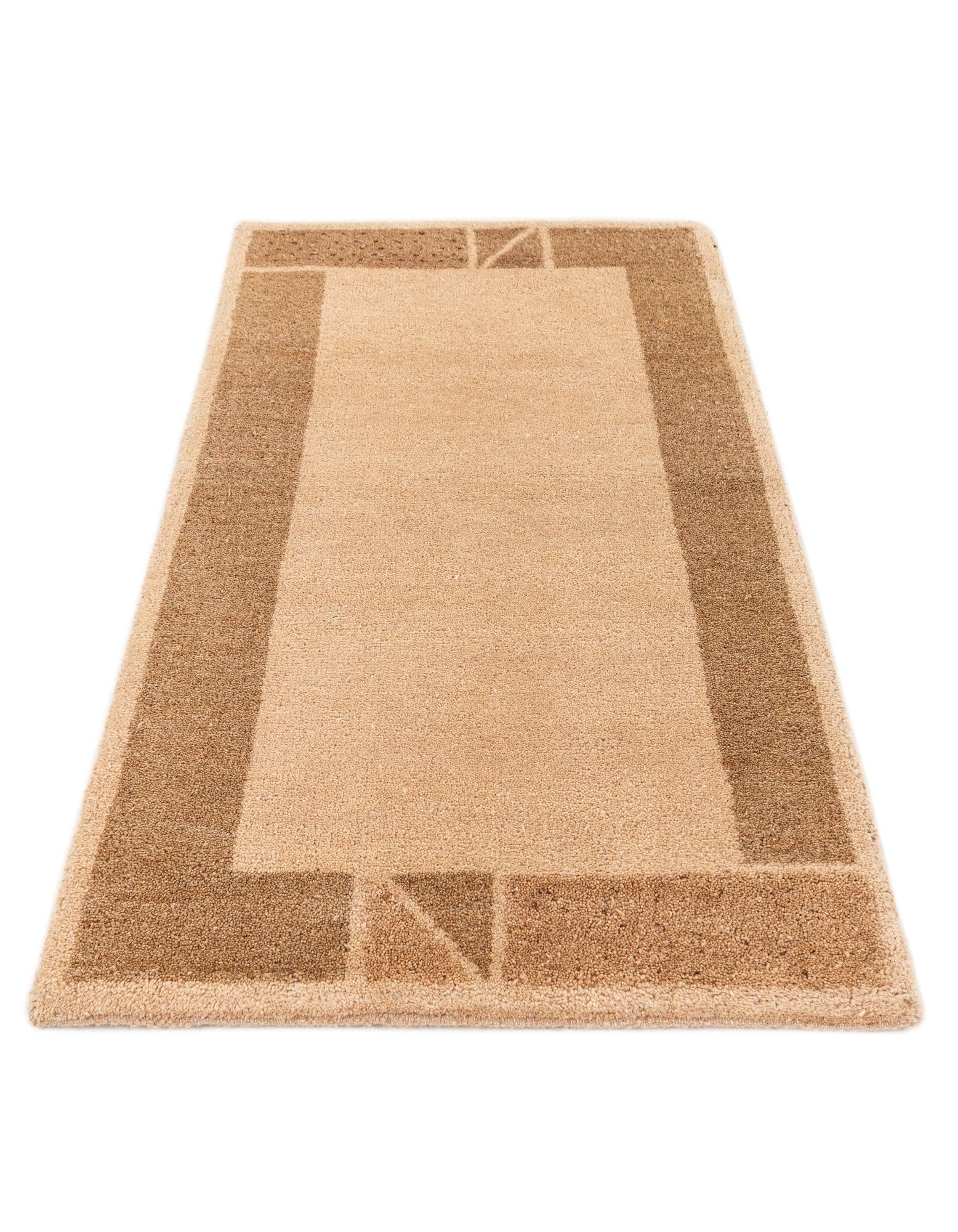 2' 6 x 4' 4 Hand Knotted Gabbeh Wool Rug